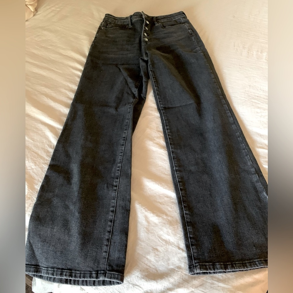 Judy Blue black jeans wide leg high waist